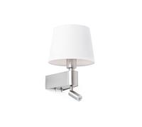 Faro Barcelona 29976 - ROOM Applique blanche avec lecteur LED