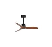 Ventilateur de plafond DC Just Fan XS Noir / Noyer Faro