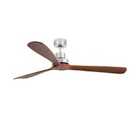 Ventilateur de plafond DC Lantau XL Nickel / Noyer Faro