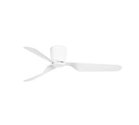 Faro Barcelona 33471N - PEMBA Ventilateur de plafond blanche sans lumière avec moteur DC 3 pales réversibles