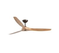 Faro Barcelona 33519 - MOREA Ventilateur de plafond marron clair avec moteur DC