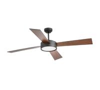 Faro Barcelona 33725 - HYDRA LED Ventilateur de plafond noir avec moteur DC