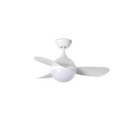 Faro HVAR Ventilateur de plafond blanc avec lumière LED