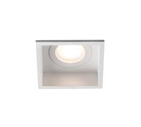 Faro Barcelona Downlight encastrable HYDE SQ carré blanc IP44 GU10