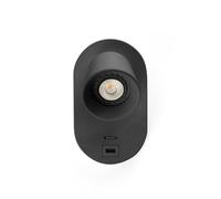 Faro Barcelona 40136N - CORB USB C Applique noire GU10