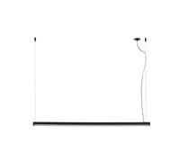 Faro Barcelona 61104 - VICO 1150 Lampe suspension noire avec fleuron encastrable