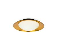 Faro Barcelona 62143 - SIDE 390 Plafonnier noir et cuivre 15W