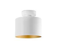 Faro Barcelona 65137 - JANET Plafonnier en or et blanc