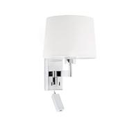 Faro Barcelona Applique ARTIS 68493-01 avec lecteur chrome/blanc