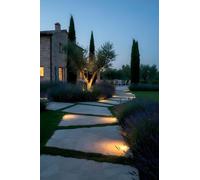 Lampe de lecture GENERIQUE Spot encastrable nickel Kane-1 LED D4,5 cm IP67 24V