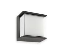 Faro Barcelona - Applique murale d'extérieur HIKARI 71274 LED IK10 Gris foncé
