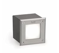 Faro Barcelona 71499N - LED 18 SQ Encastrable carré inox 3000K