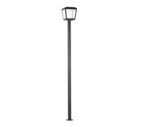 Faro Barcelona Lampadaire d'extérieur PLAZA LED 220 cm Métal Noir