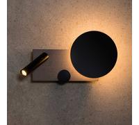 FARO BARCELONA Applique murale LED Klee, dimmable, gris, Salon / Salle à manger, Aluminium, Moderne, Applique Murale LED