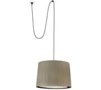 Faro Barcelona - Faro Sémba Suspension Cylindrique Noire, Verte Avec Prise