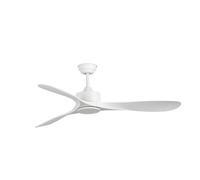 FARO BARCELONA Ventilateur de plafond LUZON L acier, ABS blanc mat H: 28,5cm Ø132cm