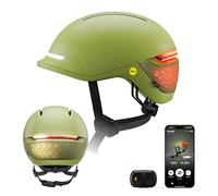 FARO Casque intelligent | MIPS | Lumières | Certifié vélo électrique, scooter | Alerte d'accident | Télécommande de navigation incluse avec clignotants et feux de freinage automatiques | Application