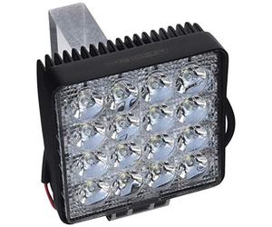 FARO DE TRABAJO DE 16 LEDS 48W CUADRADO LUZ DISPERSA