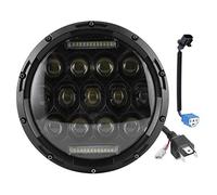 Faro Ersatz für Motorrad, 7 -Poll -Lad Faro 75W Faro Faro Von 6500.000 BIS hohe birhgtness faro 7 '' Halogenlampe IMBUSING Permeable White LED Permeable