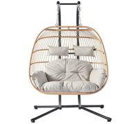 Concept Usine Fauteuil suspendu Faro 2 places effet rotin