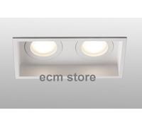 Faro Hyde Lampe encastrable au plafond blanc plafonnier 2 lampes GU10 déco /EBOX