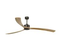 Faro Barcelona Ventilateur de plafond KAUAI 34200A marron