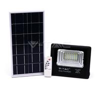 Faro Led 25W À Batterie Avec Panneau Solaire Et Télécommande V-TAC VT-25W