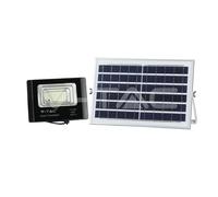 V-TAC Projecteur LED VT-25W 25 W avec panneau solaire et télécommande 4000 K