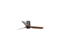Faro MINI Punt Tub Petit ventilateur de plafond DC noir et bois foncé 6 vitesses