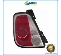 Faro - Phare Arrière Gauche Blanc Rouge Bord Noir Pour Fiat 500 Cabrio 10>15