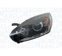 Phare Projecteur Droit Pour Renault Megane 2012 À 2015 Noir Avec Anneau Chromé