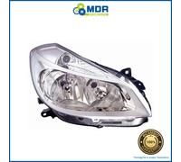 Faro Projecteur Avant Droit Parabole Chromée - DX - Pour Renault Clio 05->09