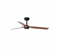Faro PUNT Ventilateur de plafond à 3 pales en bois noir et foncé avec moteur à courant continu