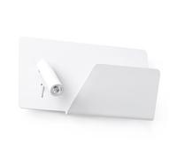 Faro SUAU Applique Murale Avec USB Droite Blanc Mat