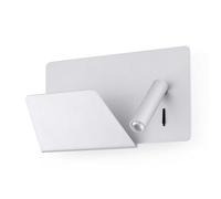 Faro SUAU Applique Murale Avec USB Gauche Gris