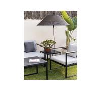 Faro Suspension extérieure en osier synthétique marron ⌀ 103 cm - Saigon - 71584-08