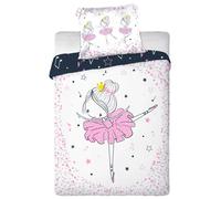 Faro Tekstylia Draps 'Primaballerina' bleu marine / rose pastel / blanc, Taille Taille unique