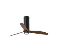 Faro TUBE FAN Ø1280MM NEGRO MATE PALAS MADERA 17W 3000K