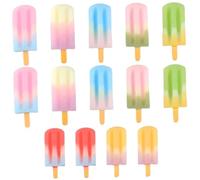 Faroby 14 pièces de crème glacée, Accessoires de Simulation réaliste crème glacée, modèle sucettes glacées Alimentaires en résine pour Accessoires d'exposition magasins à Domicile