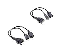 Faroby Adaptateur réseau Ethernet USB 2 pièces pour clé, câble OTG pour 3ème ou 2ème génération