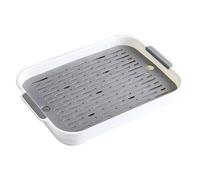 Faroby Bac à litière pour Lapin, Toilettes rectangulaires en Plastique à 2 Niveaux pour Animaux de Compagnie, 7, 3x10, 6x1, 3