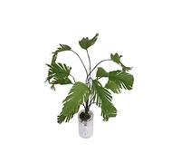 Faroby Bananier Miniature à l'échelle 1/12 pour Maison de poupée, Plante Verte vive, Plante Artificielle en Pot en Bouteille Blanche pour décoration de Maison poupée