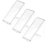 Faroby Boîte à sandwich triangulaire transparente et réutilisable, 3 pièces, avec couvercles