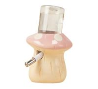 Faroby Bouteille d'eau pour Hamster, Distributeur d'eau en céramique pour Hamster avec Maison aux Champignons, Bouteille Anti-Fuite pour Lapins, cochons 'Inde, hérissons