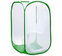 Faroby Cage à Papillons, enclos à Mailles Ultra Fines, Habitat Pop-up avec Fermeture éclair, Tente pour Plantes avec barrière Anti-Insectes pour légumes