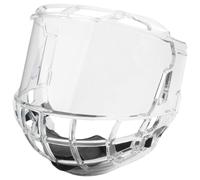 Faroby Casque de Hockey Masque antibuée Transparent visière Anti-Rayures PC Bouclier Complet pour Jeunes Adultes