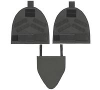 Faroby Épaulettes Molle de Paintball 3 pièces/Ensemble, Protecteur de Combat Airsoft avec Coussinet à l'aine Amovible, équipement Molle en Nylon