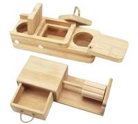 Faroby Jouets Hamster en Bois interactif, Cochon d'Inde, Jeu de Recherche de Nourriture, enrichissement des Petits Animaux pour Rat