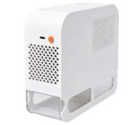 Faroby Machine électrique de Nettoyage de graines d'oiseaux, séparateur cosses avec Ventilateur réglable, extracteur souffleur à Double bac pour graines Millet et Tournesol (Blanc)
