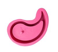 Faroby Pot de Fleur en béton Moule en Silicone modèle de potins Forme Moule planteur Fleurs Argile Artisanat décor Jardin 1 pièces, Pot en Silicone